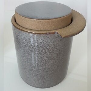 Departo Slate Gray Vessel with Lid